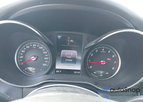 2016 Mercedes-Benz C 300 from USA, damaged, VIN 55SWF4JBXGU169632